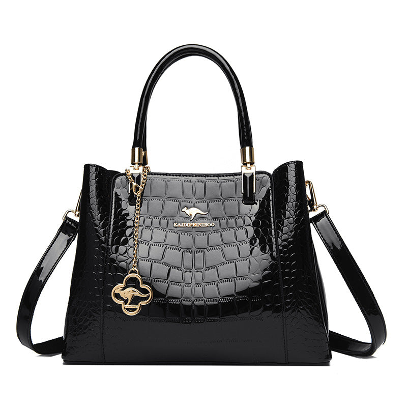 Attractive Cool Women's Patent Leather Glossy Handbags