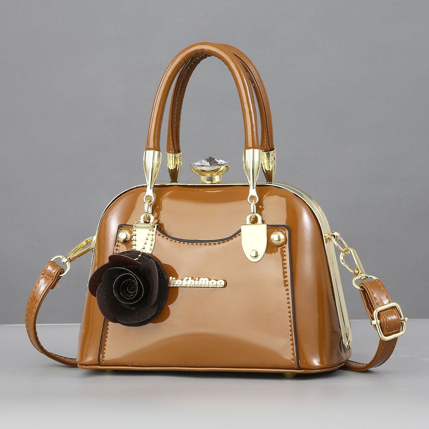 Women's Trendy Steel Frame Shell Mini Shoulder Bags