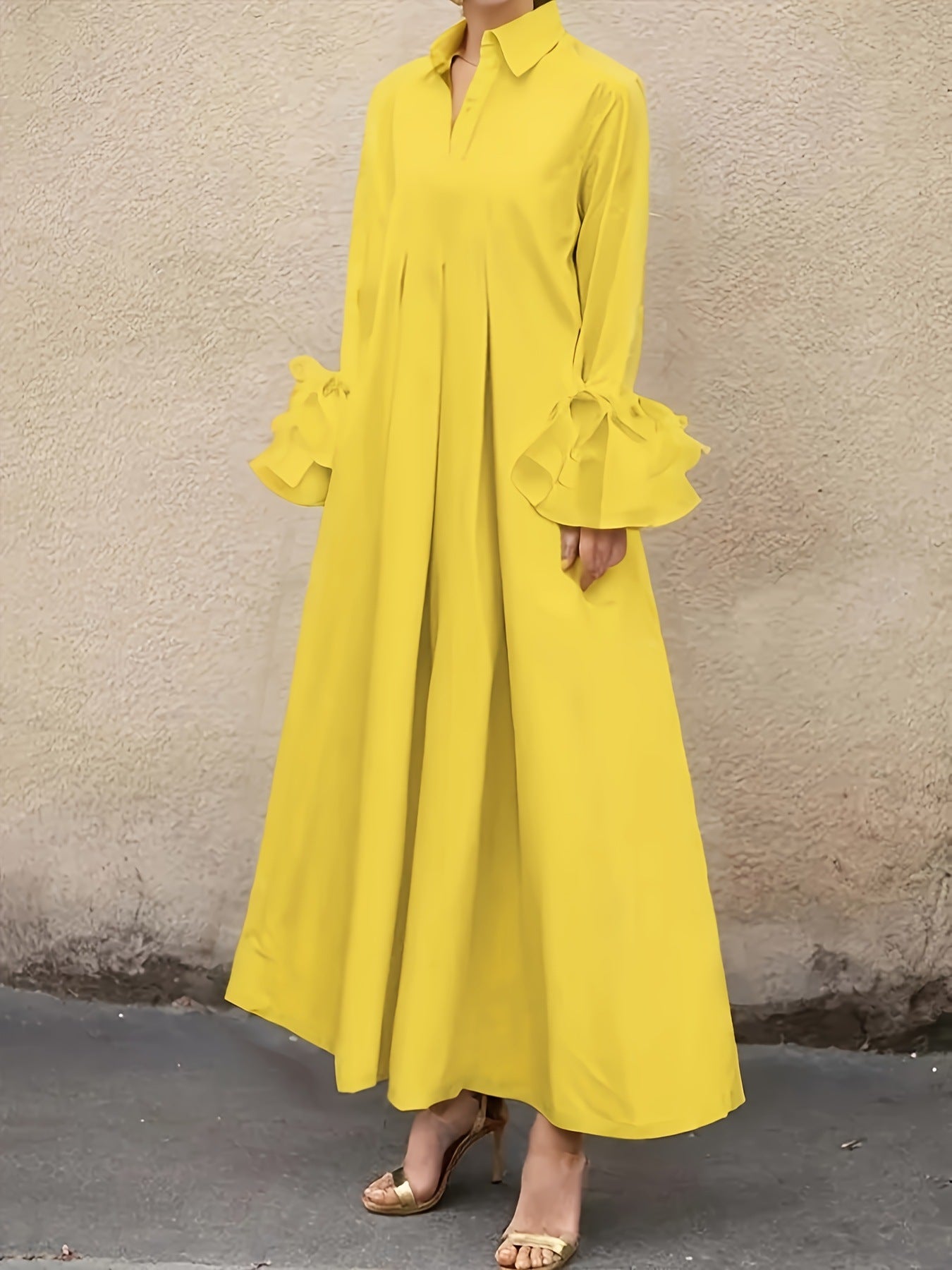 Women's Fashion Elegant Long Sleeve Ladies Dress Dresses