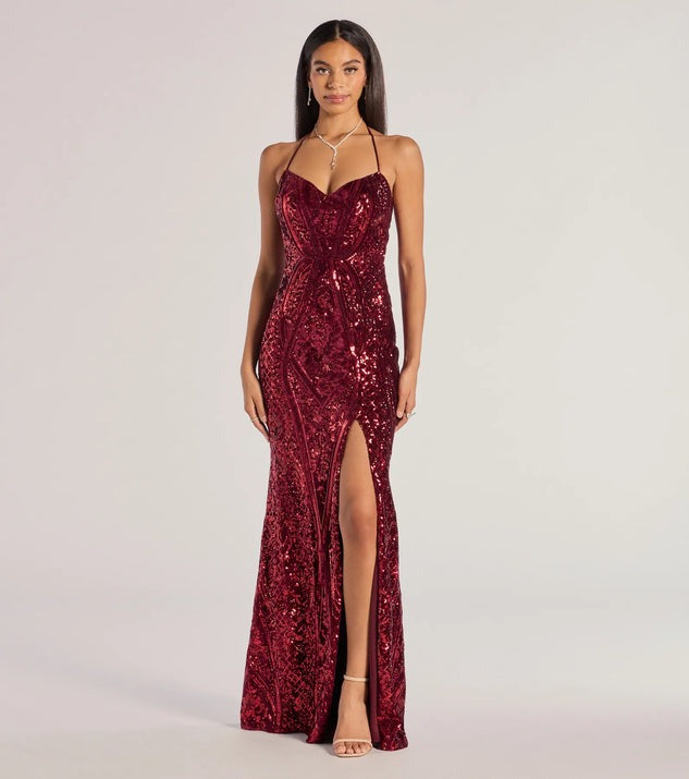Women's Popular Sexy Sequined Suspender Dress Fashion Dresses
