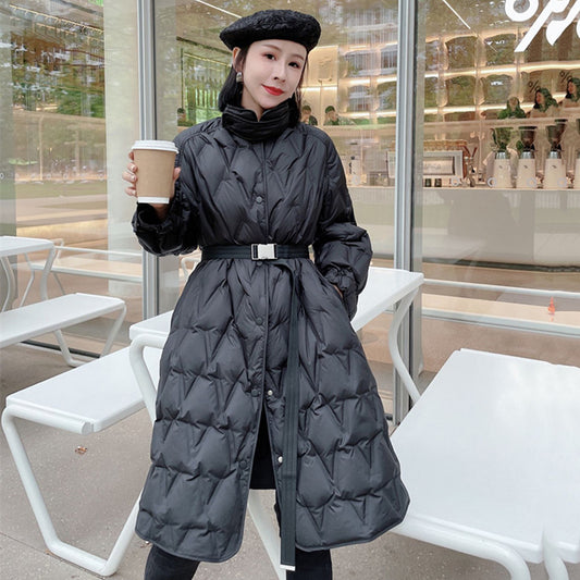 Down Female Minority Adhesive Fashionable Long Jackets