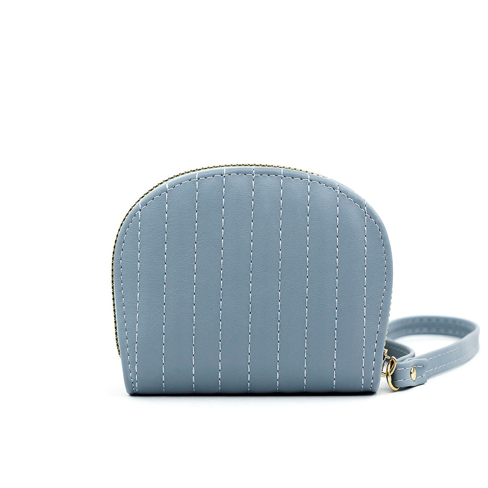 Shell Shape Hand Holding Large Capacity Card Holder