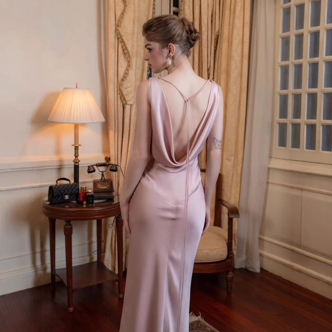 Long Dress Light Luxury Pure Bridesmaid Dresses
