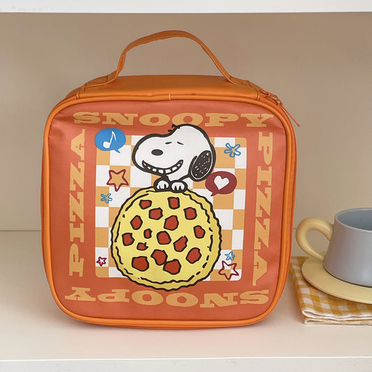 Printing Cute Puppy Portable Large Capacity Cosmetic Bags