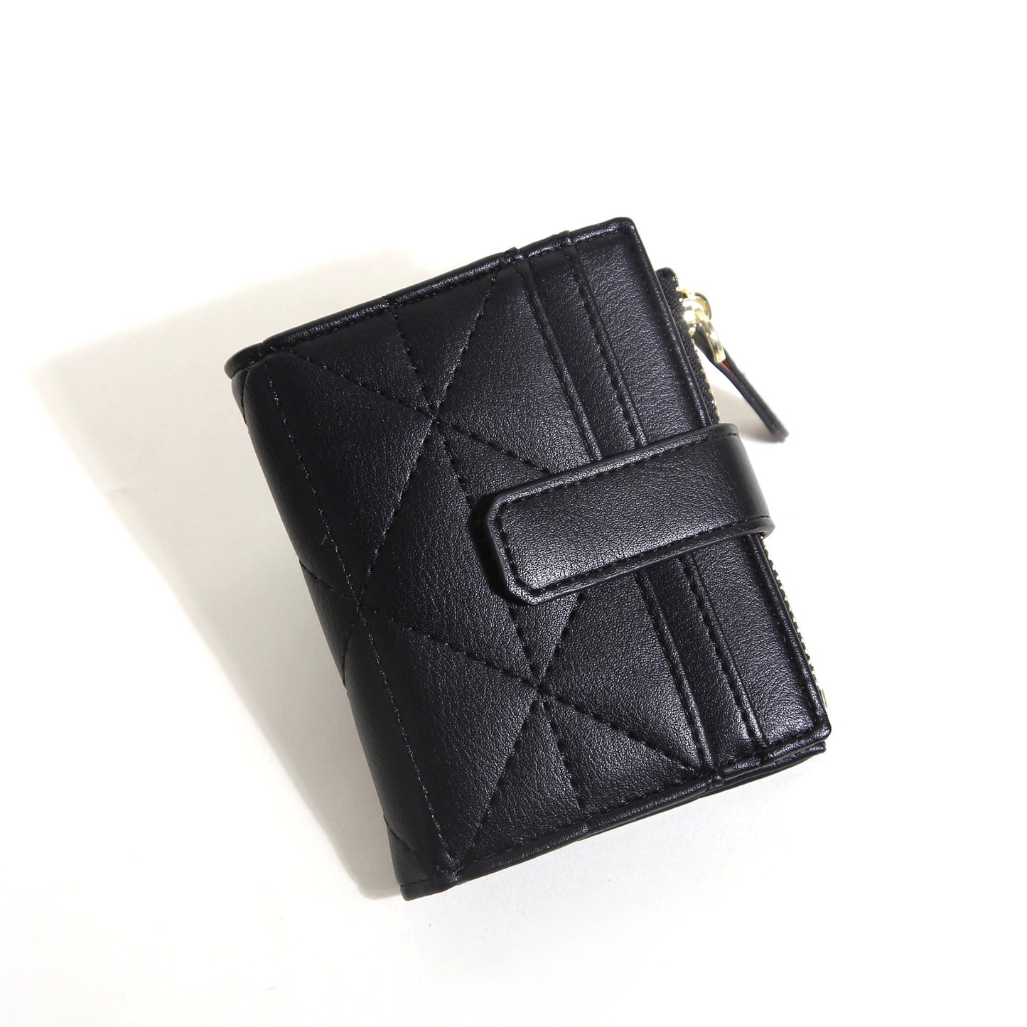 Women's Korean Style Embroidery Yarn Classic Zipper Ladies Wallets