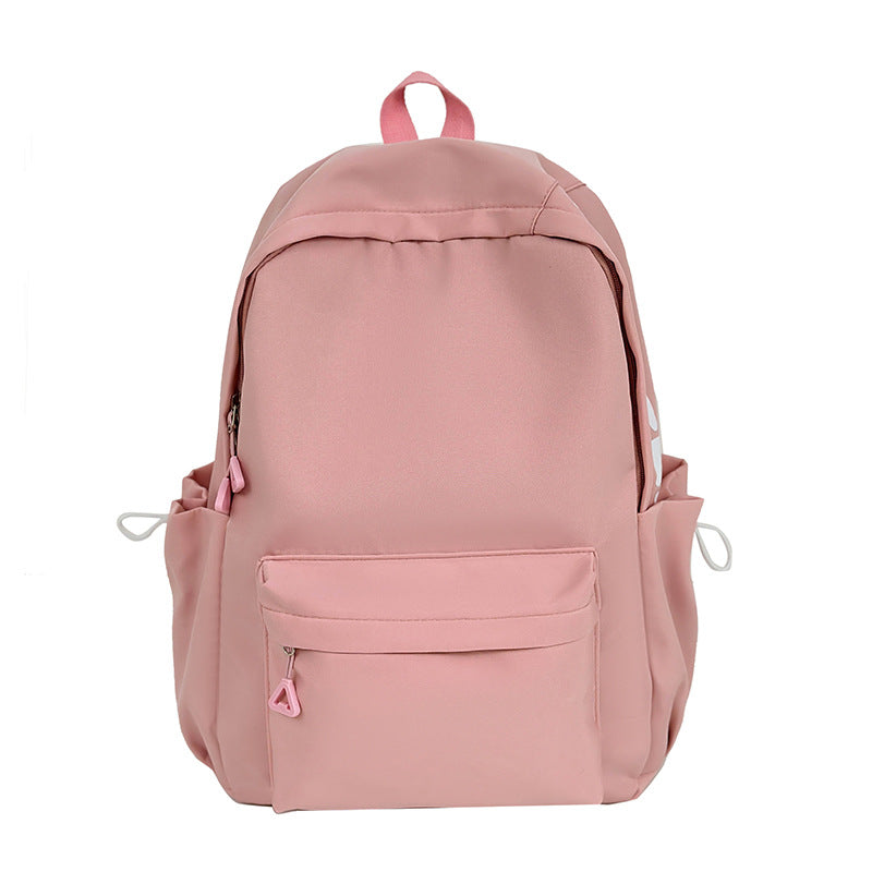 Style Simple Lettered Sweet Fresh Junior Middle School Students' Schoolbags