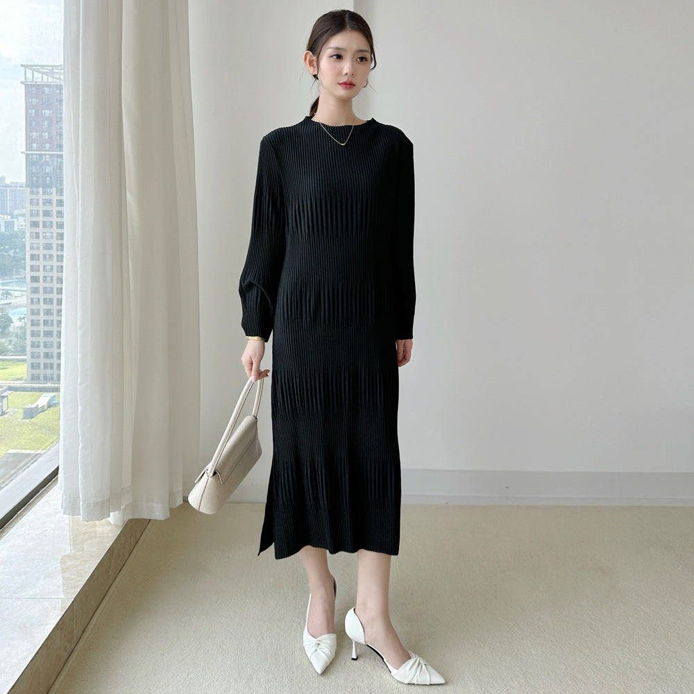 Women's Dress Autumn Temperament Commute Solid Color Dresses