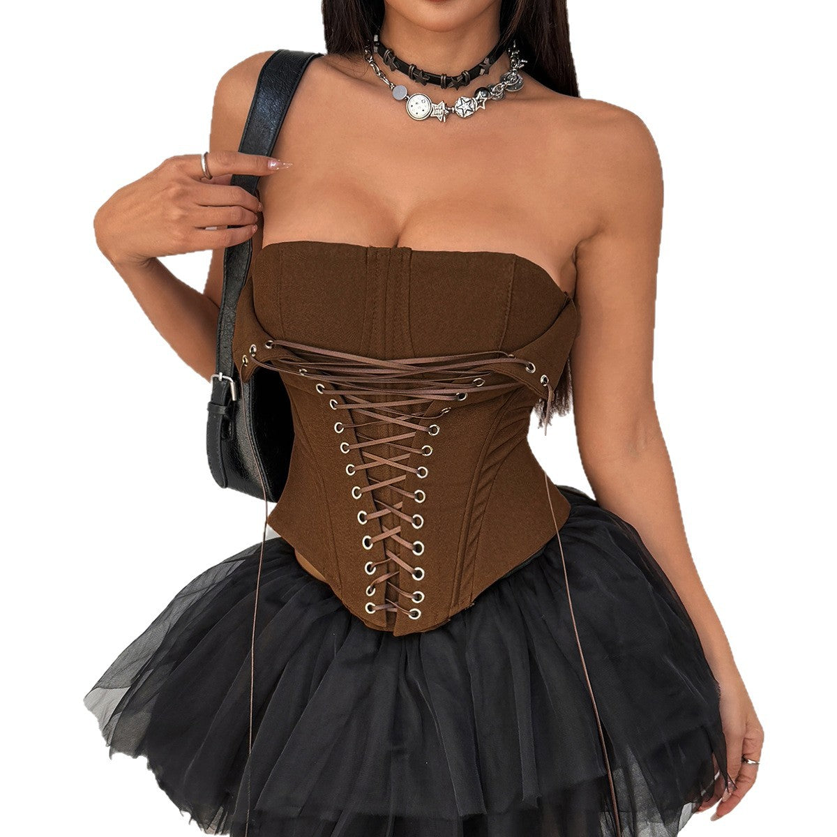 Design Hot Style Fishbone Fashion Corset Tops