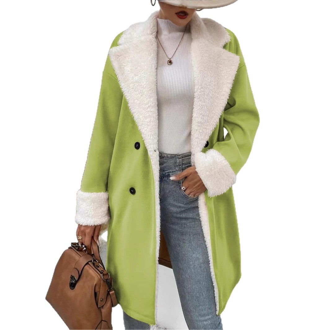 Women's Winter Temperament Leisure Commuter Woolen For Coats