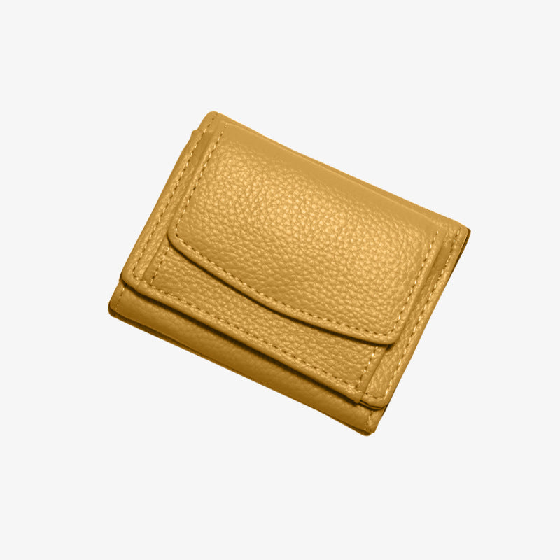 Women's Lychee Pattern Style Mini Short Ladies Wallets