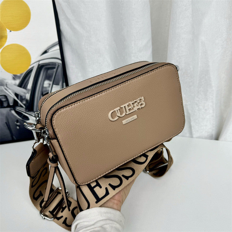 Fashion Letter Wide Strap Versatile Spray Bags