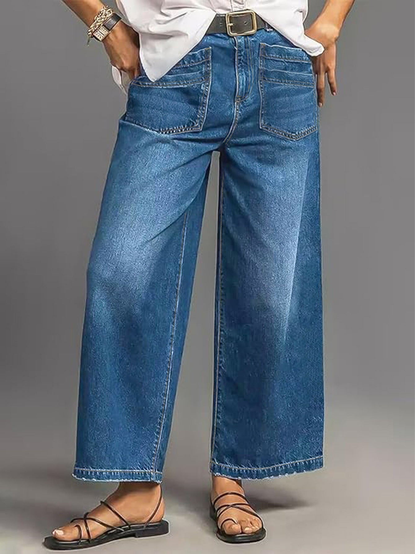 Glamorous New Source Denim Loose Casual Jeans
