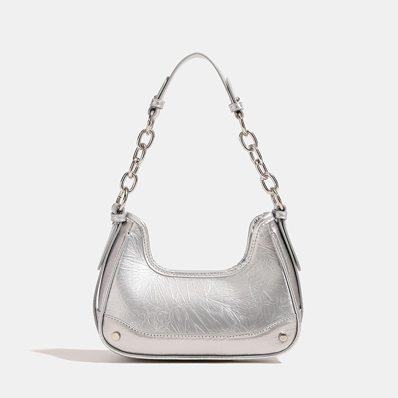 Charming Magnetic Field Niche Chain Denim Crossbody Bags