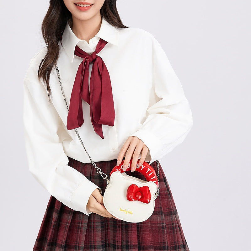 Popular Women's Bow Cat Mini Matching Bags
