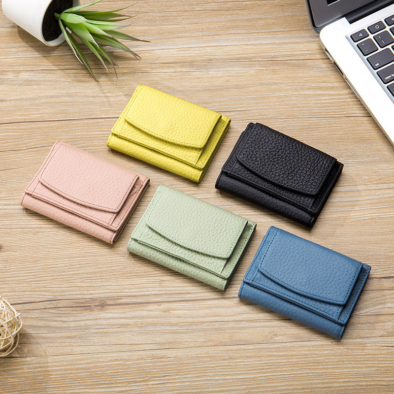 Women's Fashion Leather Mini Short Style Ladies Wallets