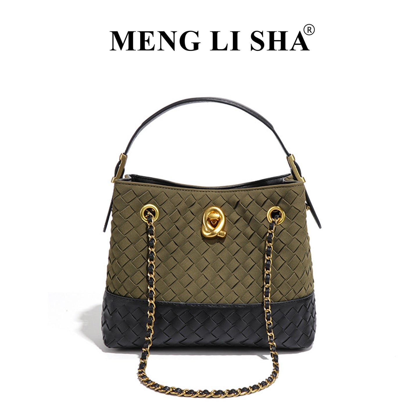 Women's Style Suede Handmade Woven Commuter Cross Handbags