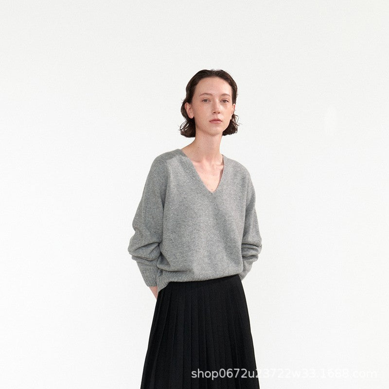 Women's Fashion Wool Korean Casual Loose Sweaters
