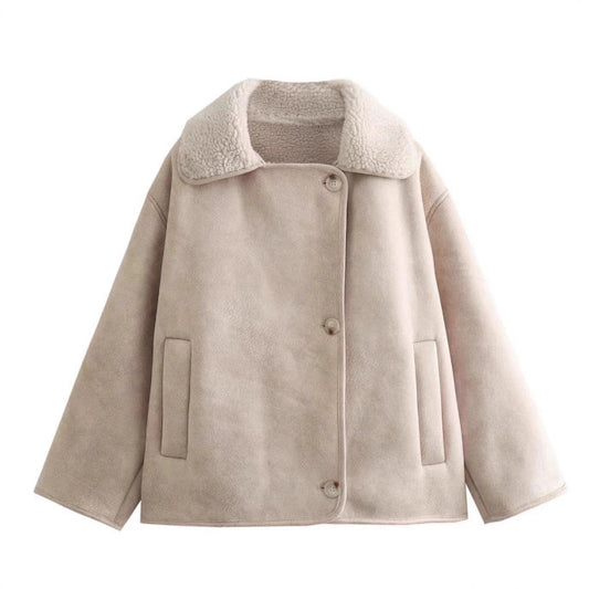 Women's Cool Attractive Suede Thick Warm Jackets