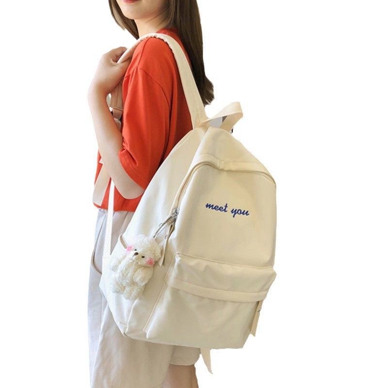 Female Korean High Junior Cute Large Middle School Students' Schoolbags
