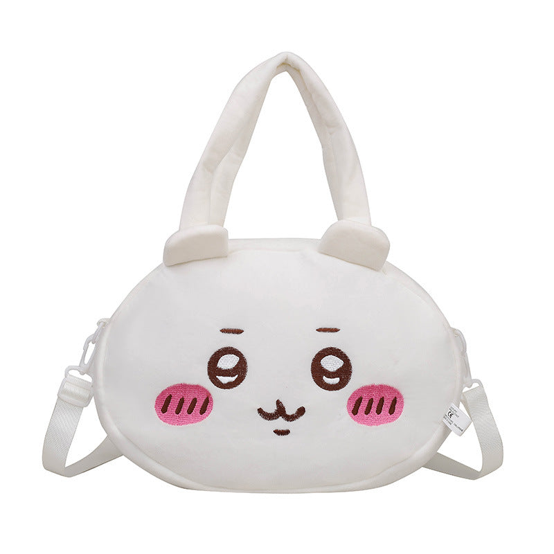 Cartoon Anime Style Cute Rabbit Round Crossbody Bags