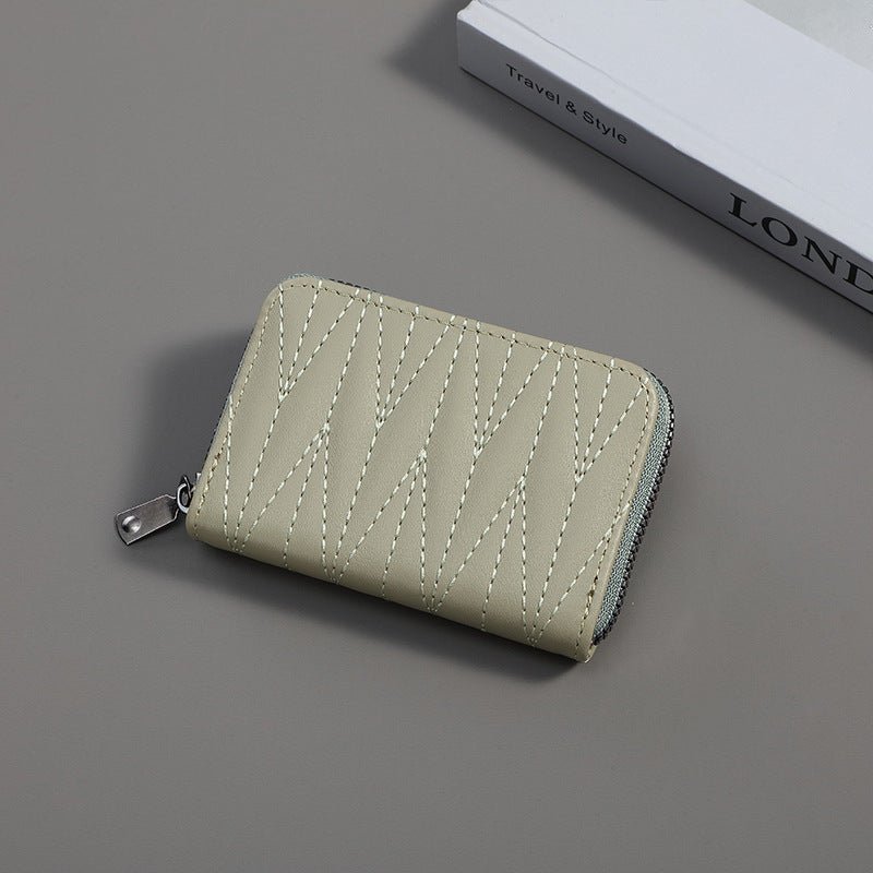 Women's Short Solid Color Spring Zipper Ladies Wallets