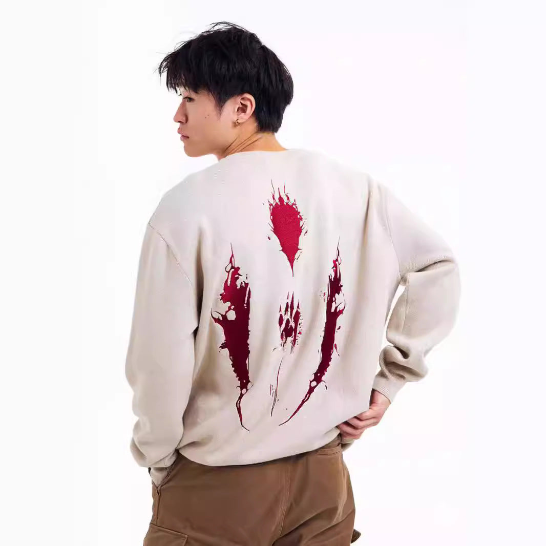 Women's & Men's & Retro Cartoon Jacquard Personal Leisure Sweaters