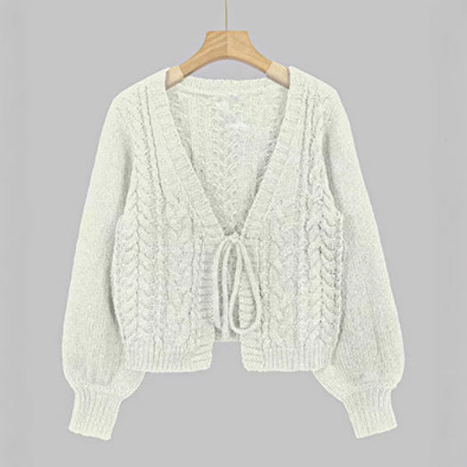 Women's Knitted Thin Comfortable Outer Design Deep Sweaters