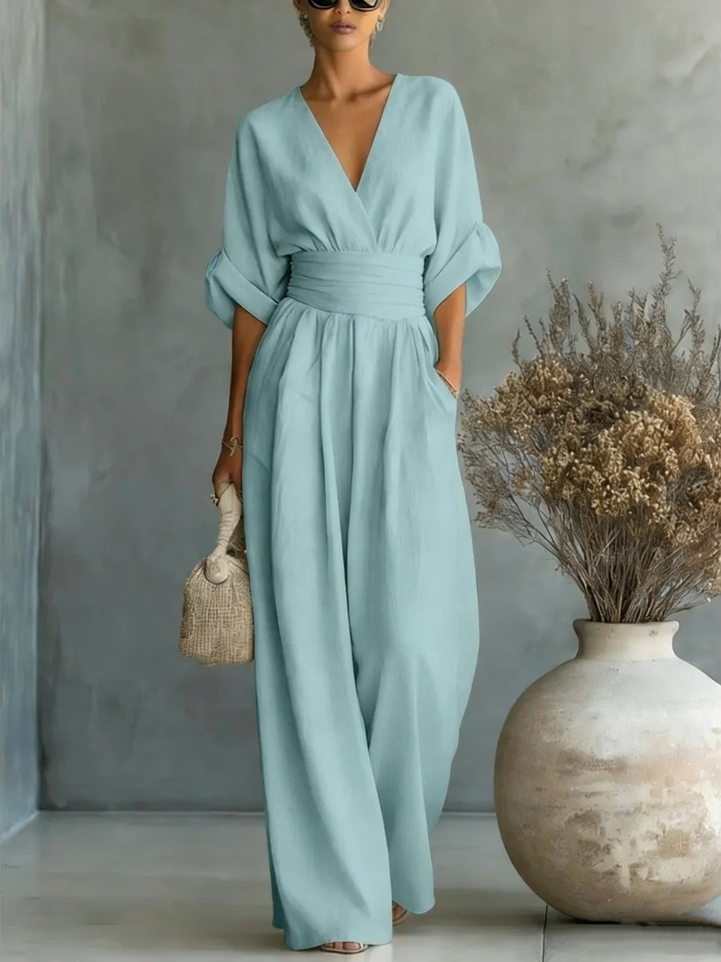 Trendy Comfortable Classy Women's Elegant Waist Women's Jumpsuit/clothing