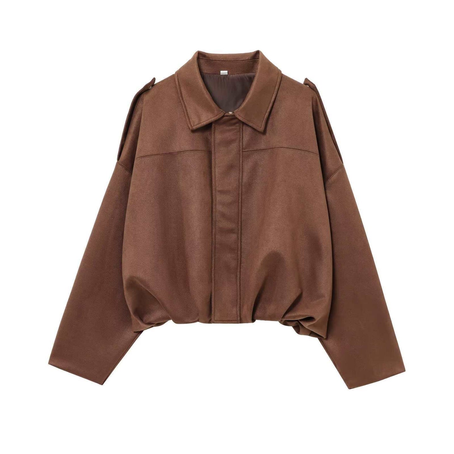 Effect Suede Fashion Pilot Imitation Temperament Jackets