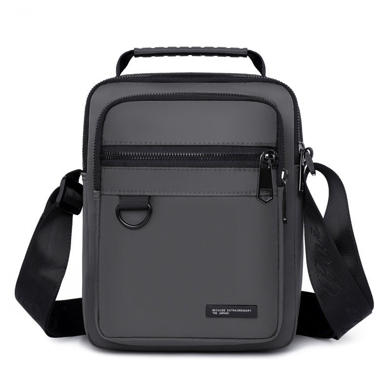 Men's Fashion Vertical Design Simple Oxford Cloth Men's Shoulder Bags