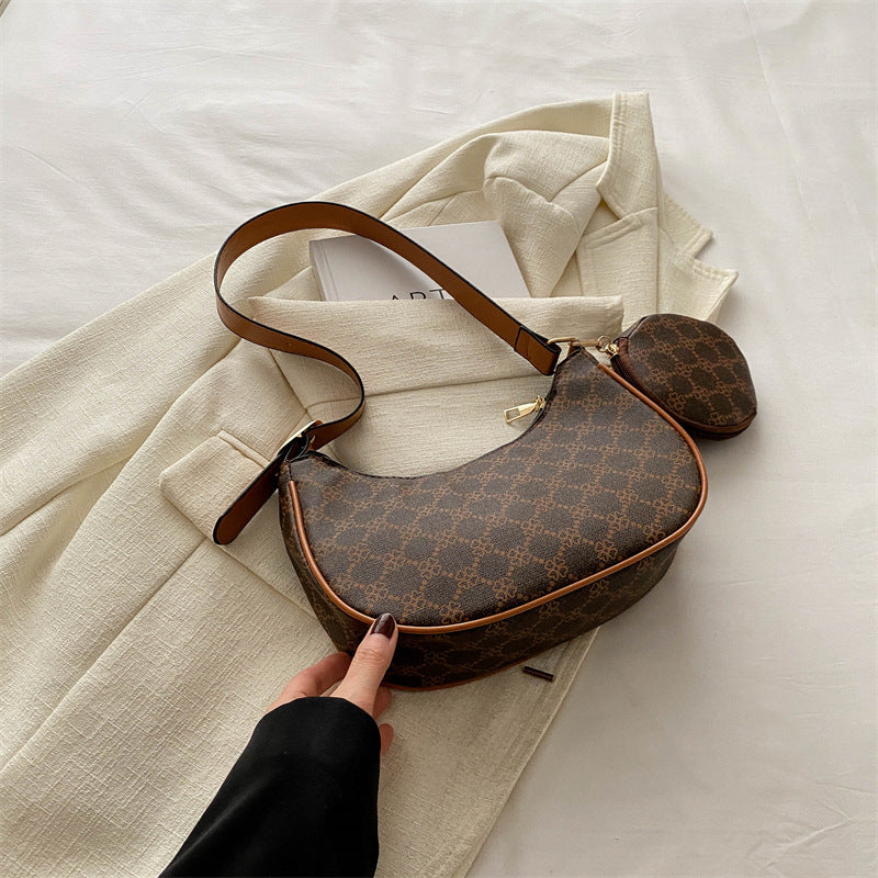 Women's Retro Fashion Moon Western Style Leisure Shoulder Bags