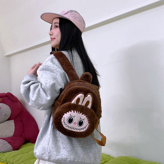 Cute Doll Furry Girlish Lovely Mini Backpacks