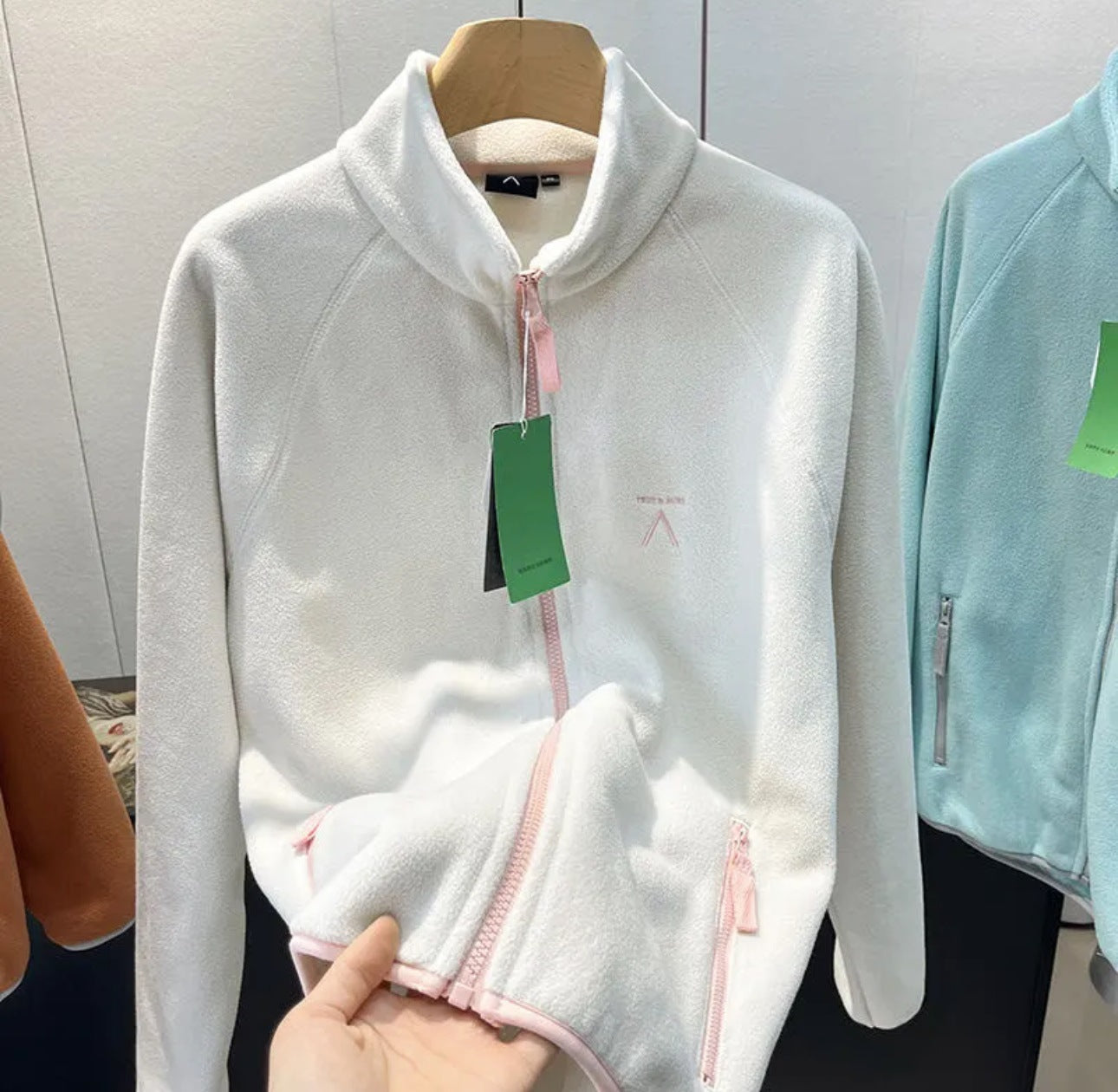 Women's Dopamine Stand Collar Fleece Zipper Polar Sweaters