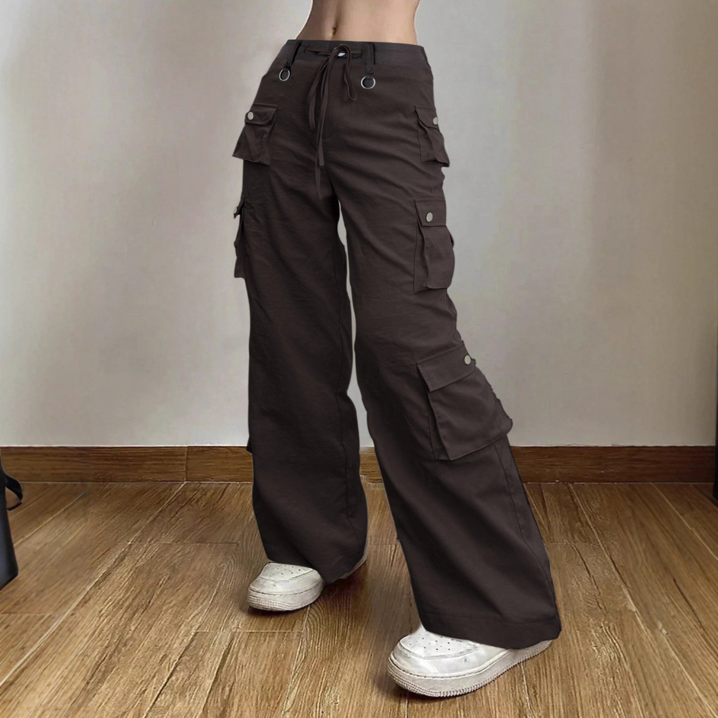 Women's Overalls Street Style Loose Wide Leg Pants