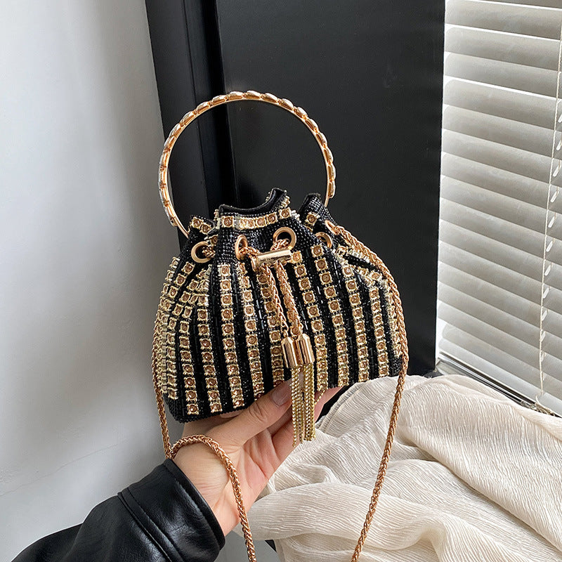 Women's Dinner Refined Rhinestone Chain Simple Fashion Evening Bags