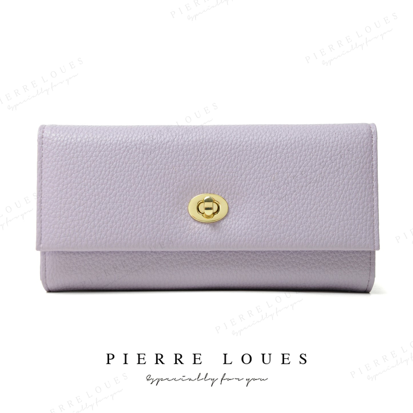 Long Premium Lychee Pattern Classic Trifold Ladies Wallets