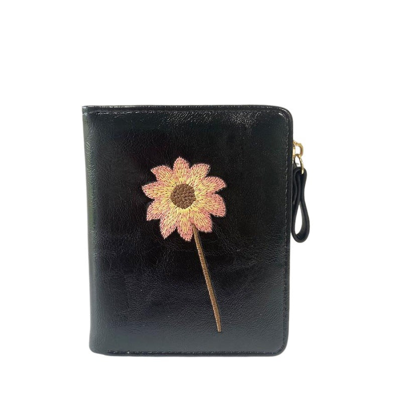 Women's Retro Fashion High-grade Short Multifunctional Ladies Wallets