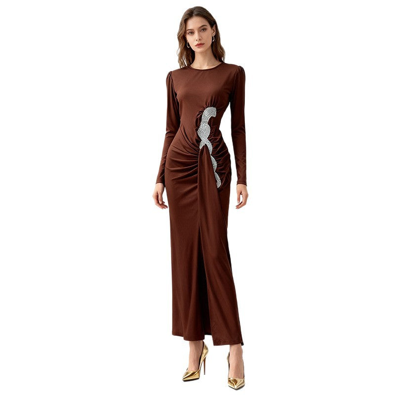 Women's Long Dress Autumn High-grade Fashion Sleeve Dresses