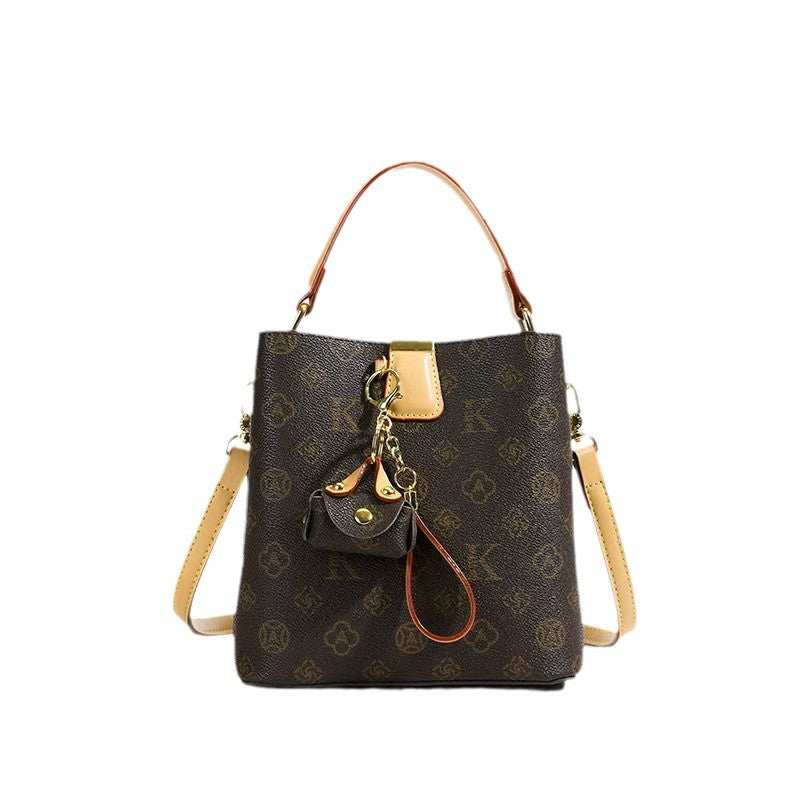 Women's Vegetable Basket Korean Style Contrast Color Shoulder Bags