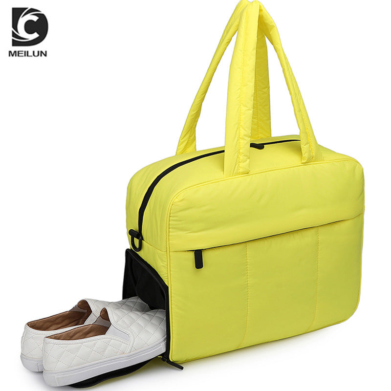 Women's & Men's & Portable Winter Coat Large Capacity Tote Bags