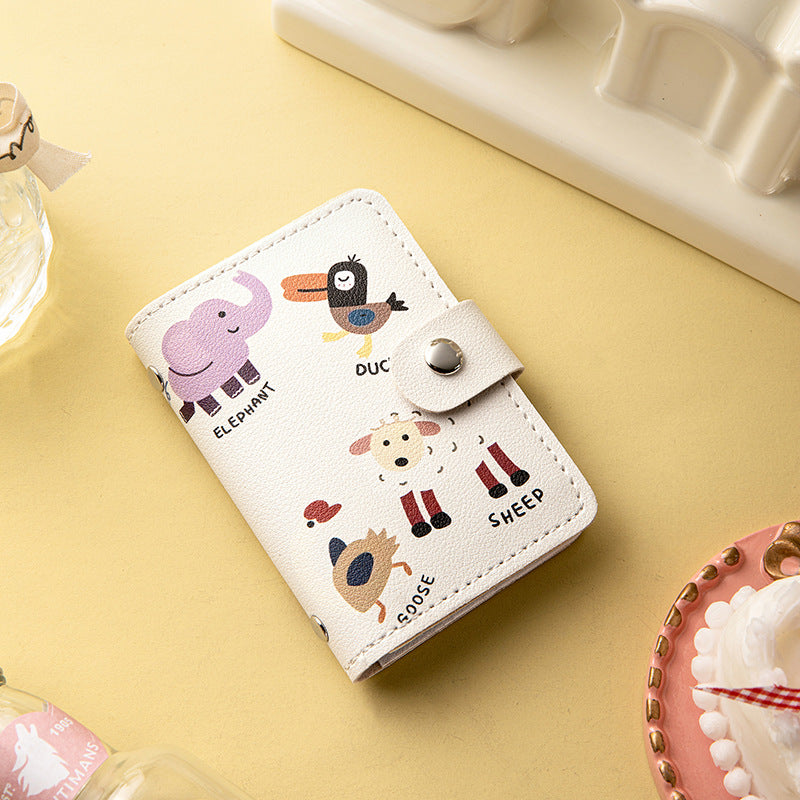 Mary Cartoon Cute Large Capacity Multiple Slots Card Holder