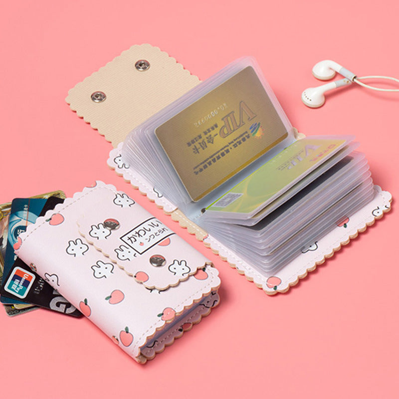 Creative Large Capacity Multiple Slots Cute Card Holder