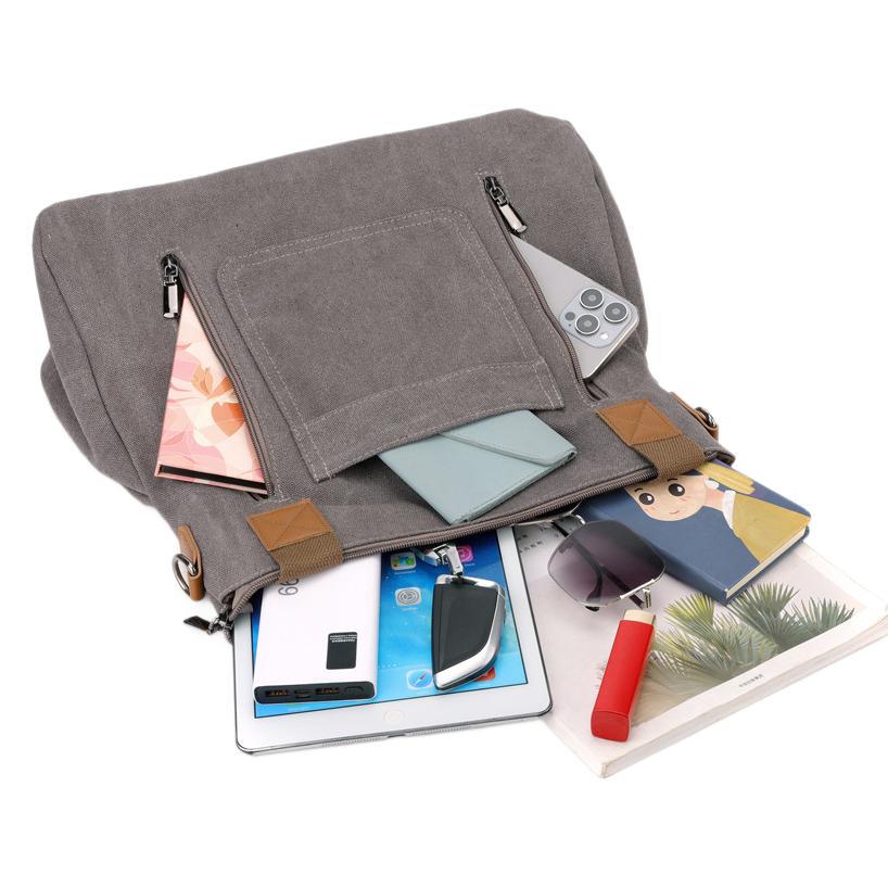 Women's Canvas Korean Fashion Large Capacity Handbags