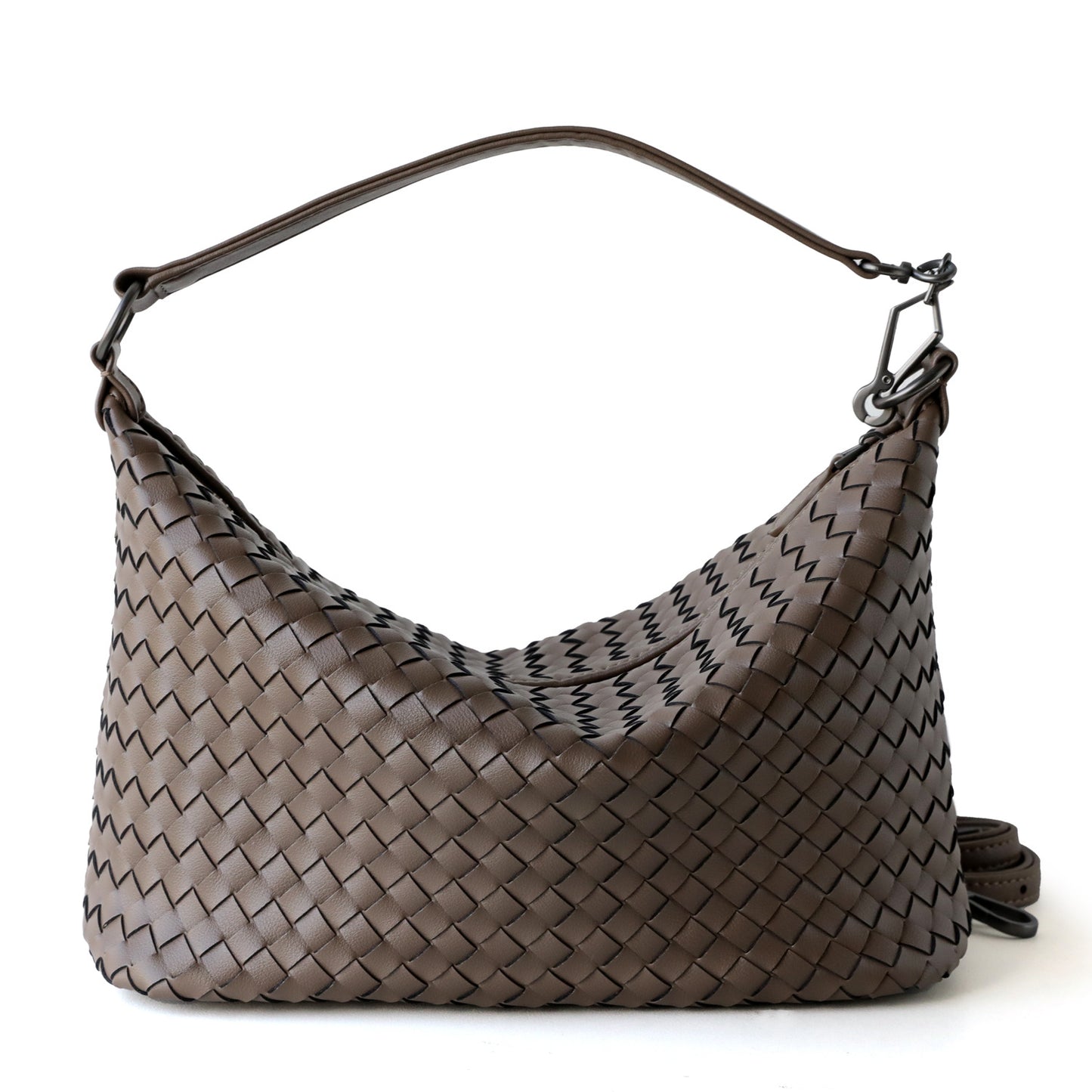 Unique Niche Cowhide Hand-woven Dumpling Hand Bags