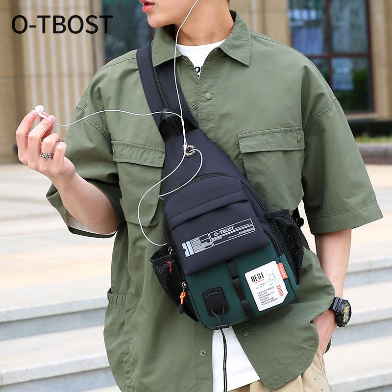 Men's Stylish Versatile Large Capacity Shoulders One Men's Shoulder Bags