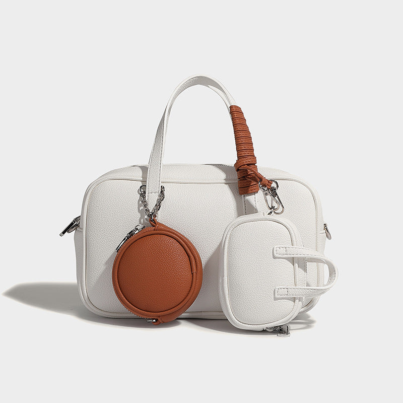 Creative Trendy Fashion Boston Bowling Composite Handbags