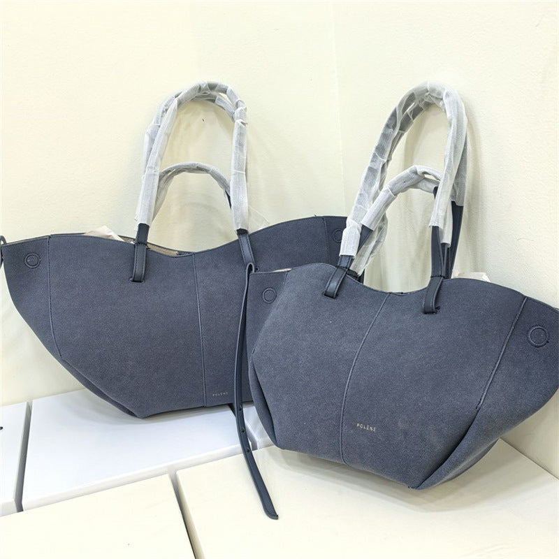 Women's French Niche Frosted Cowhide Wings Style Bags