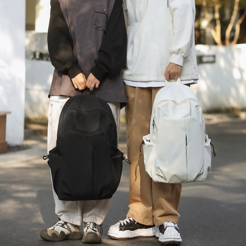 Women's & Men's & College Trendy Cool Simple Large Middle School Students' Schoolbags