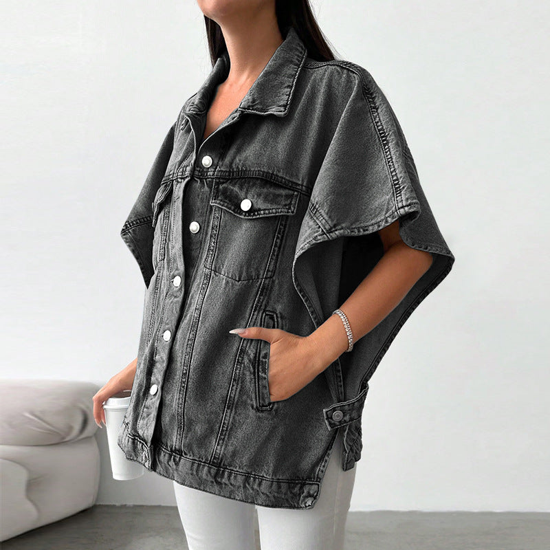Women's Large Fashion Denim Sleeve Small Jackets