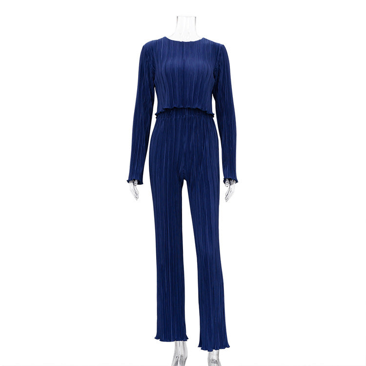 Long Sleeve T-shirt Two-piece Slim Fit Suits